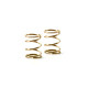 "SPRING 4.25 COILS 3.6x6x0.4MM C 1.5 - GOLD (SOFT) (2) - 372176 - XR