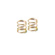 FRONT COIL SPRING FOR 4MM PIN C 1.5-1.7 - GOLD (2) - XRAY - 372186