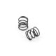 FRONT COIL SPRING FOR 4MM PIN C 1.1 - BLACK (2) - XRAY - 372190