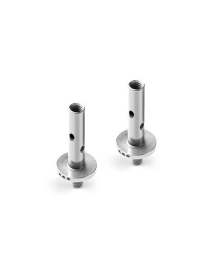 X12 Pivot de direction 4mm percé - 1.0° - 3 dots (2) - XRAY - 372261