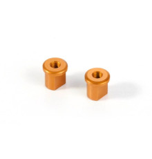 ALU ECCENTRIC BUSHING 0.0MM - ORANGE (2) - 372316-O - XRAY
