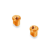 ALU ECCENTRIC BUSHING 1.0MM - ORANGE (2) - 372318-O - XRAY