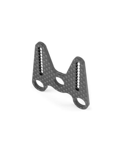 X1 CARBON REAR WING MOUNT FOR 1-PIECE CHASSIS - XRAY - 373057