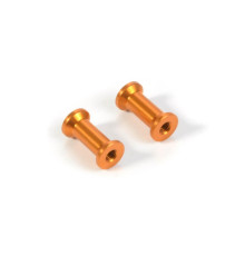 ALU REAR BRACE MOUNT 13MM - ORANGE (2) - 373073-O - XRAY