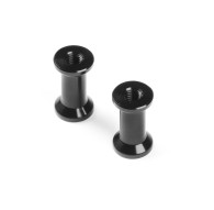 ALU REAR BRACE MOUNT 12MM - BLACK (2) - XRAY - 373077