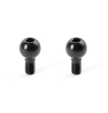 BALL END 6.0MM WITH THREAD 4MM (2) - 373243 - XRAY