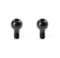 BALL END 6.0MM WITH THREAD 4MM (2) - 373243 - XRAY