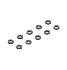 Rondelles alu noires 2.5x5x1.0mm (10) - XRAY - 373131-K