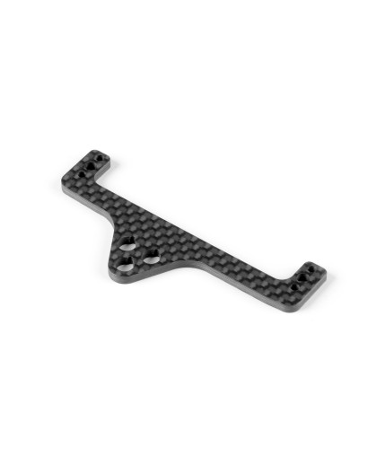 X12 CARBON REAR POD UPPER PLATE FOR 1-PIECE CHASSIS - XRAY - 373558