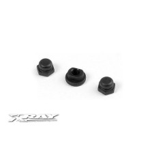 COMPOSITE SPRING HOLDER & NUT (2+1) - 373590 - XRAY