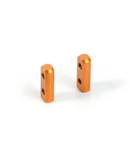 ALU SERVO MOUNT - ORANGE (2) - 376255-O - XRAY