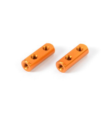 X12 ALU SERVO MOUNT - ORANGE (2) - 376259-O - XRAY
