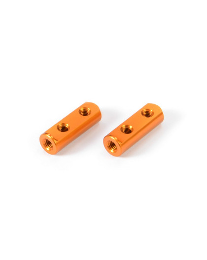 X12 ALU SERVO MOUNT - ORANGE (2) - 376259-O - XRAY