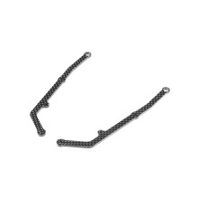 X12'23 GRAPHITE SIDE BRACE 2.5MM - RIGHT & LEFT - XRAY - 376330