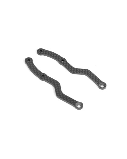 X1'21 SIDE BRACE - GRAPHITE 2.5MM - RIGHT & LEFT - XRAY - 376324