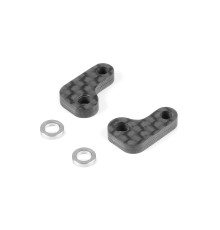 X1 CARBON SIDE BRACE ARM FOR 1-PIECE CHASSIS (2) - XRAY - 376337