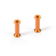 ALU MOUNT 18.0MM - ORANGE (2) - 376365-O - XRAY