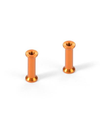 ALU MOUNT 18.0MM - ORANGE (2) - 376365-O - XRAY