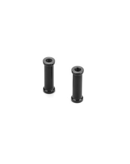 ALU MOUNT 15.5MM WITH M2.5 THREAD - BLACK (2) - XRAY - 376382