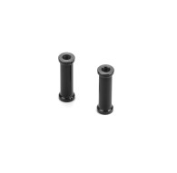 ALU MOUNT 15.5MM WITH M2.5 THREAD - BLACK (2) - XRAY - 376382