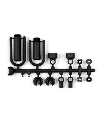 COMPOSITE FRAME SHOCK PARTS INCL. O-RINGS - 388110 - XRAY