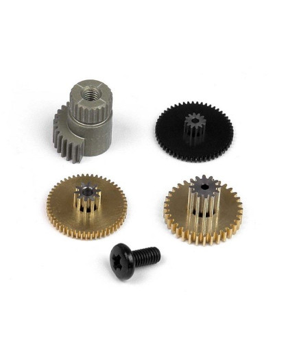 Pignons métal pour servos XMS01MG - XRAY - 389178