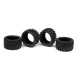 MICRO MONSTER TRUCK TIRE & INSERT - CHEVRON (4+4) - 389621 - XRAY