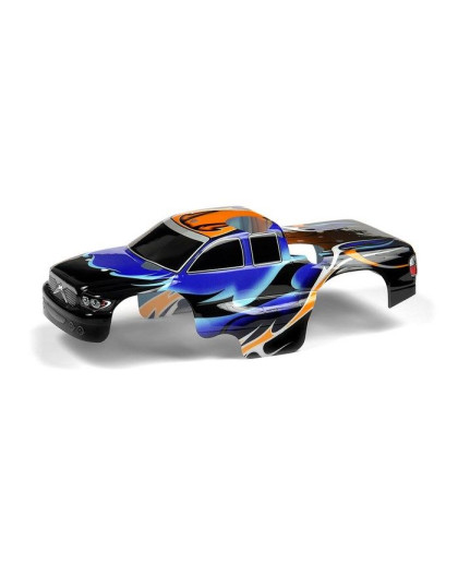 BODY 1/18 NITRO MT - PAINTED & TRIMMED - DRAGONFIRE - BLUE - 389764 -