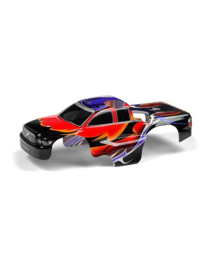 BODY 1/18 NITRO MT - PAINTED & TRIMMED - DRAGONFIRE - RED - 389765 - 