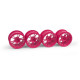 XRAY M18MT STARBURST WHEELS - PINK (4) - 389948 - XRAY