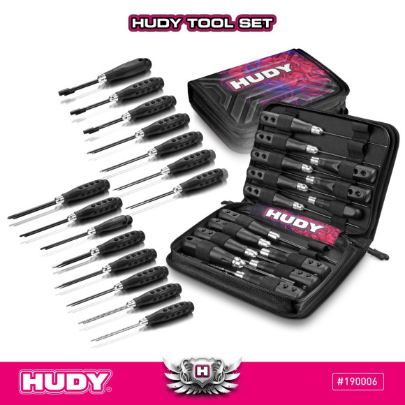 Pt Set Of Tools + Carrying Bag - For All Cars - HUDY - 190006