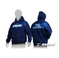 XRAY SWEATER HOODED - BLUE (XXXL) - XRAY - 395500XXXL