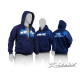 XRAY SWEATER HOODED WITH ZIPPER - BLUE (XL) - XRAY - 395600XL