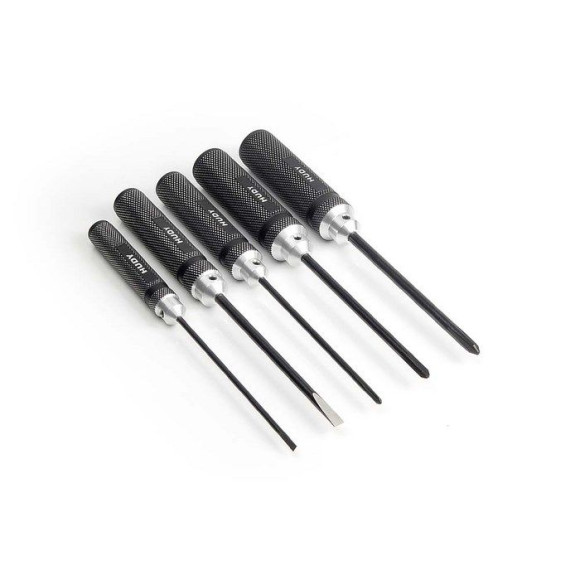 Screwdriver & Phillips Set - 5 Pcs. - HUDY - 190150