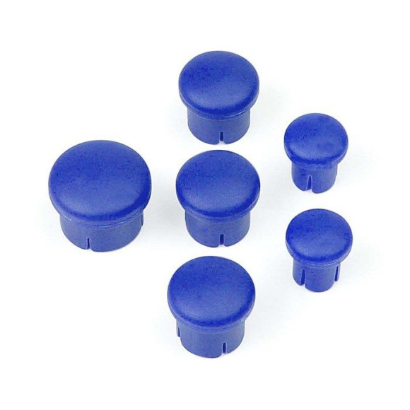 Plastic Cap For Handle ( Set -  3+2+1) Blue - HUDY - 195030