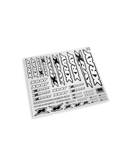 Autocollants carrosserie XRAY Blanc - XRAY - 397311