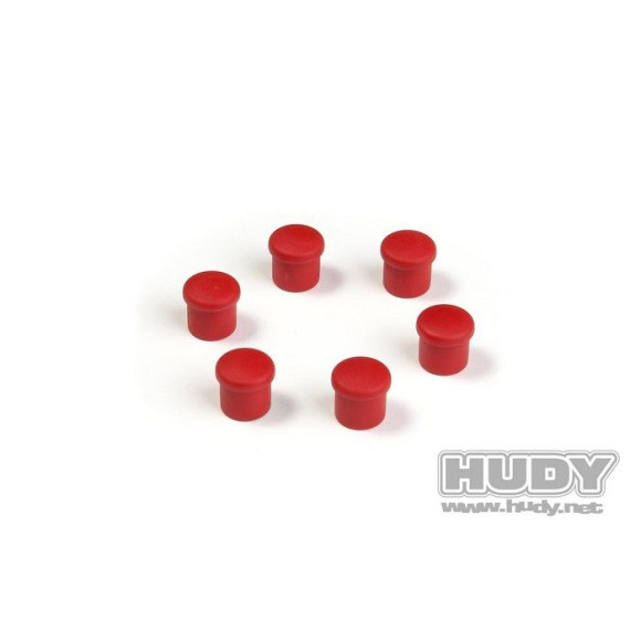 Cap For 14mm Handle - Red (6) - HUDY - 195054-R