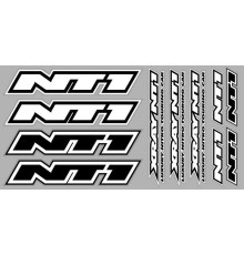 XRAY NT1 STICKER FOR BODY - WHITE - 397331 - XRAY