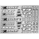 Autocollants XRAY T4 Blanc - XRAY - 397326