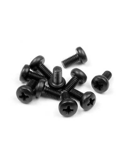 SCREW PHILLIPS M3x6 (10) - 907306 - XRAY