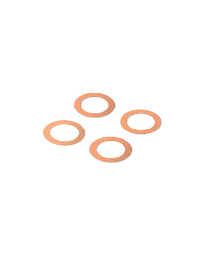 T300 ENGINE HEAD SHIM 13.8x20x0.15 (4) - FX - 635901