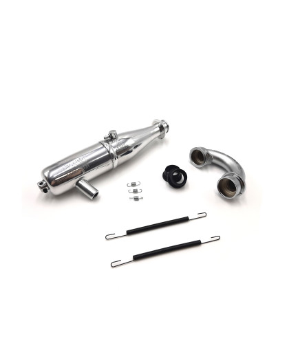 MUFFLER 3.5cc EFRA 2131 + MANIFOLD - MEDIUM - CHROME - 659505 - FX