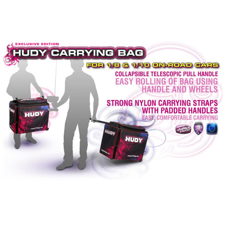 Hudy 1/10 & 1/8 Carrying Bag + Tool Bag - HUDY - 199120