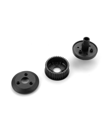 COMPOSITE ON-ROAD STAR-BOX ADAPTER, PULLEY & COVER - 104442 - HUDY