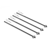 CARBON TIRE STICK 1/10 ON & OFF-ROAD 4MM HOLE (4) - HUDY - 105120