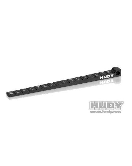 RIDE HEIGHT GAUGE STEPPED 1/10 & 1/12 PAN CARS - 107718 - HUDY