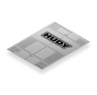 PLASTIC SET-UP BOARD DECAL 282x386mm - 1/10 TC - 108360 - HUDY
