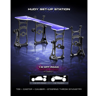 HUDY SET-UP STATION FOR 1/8 OFF-ROAD CARS & TRUGGY - HUDY - 108801