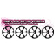 ALU SET-UP WHEEL FOR 1/8 OFF-ROAD - V2 (4) - 108870 - HUDY