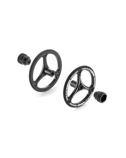 ALU SET-UP WHEEL FOR 1/12 & 1/10 PAN CAR (2) - HUDY - 109470